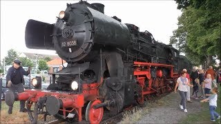 Dampfeisenbahn Weserbergland 52 8038ampV60 1200 auf der Rinteln Stadthagener Eisenbahn 2717 HD [upl. by Aihsile926]