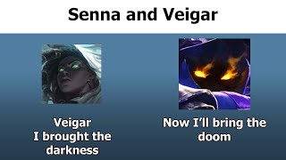 For some reason Senna and Veigar seem to get along very well [upl. by Rengia211]