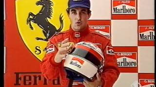 Jean Alesi descrive il suo casco [upl. by Myrvyn2]