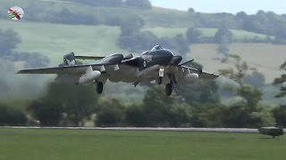 Yeovilton Air Day 2016 Sea Vixen Display  AIRSHOW WORLD [upl. by Akenor]