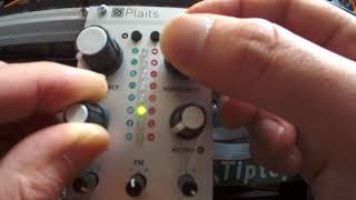 Mutable Instruments Plaits 130  Wavetable [upl. by Atlee]