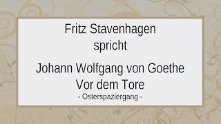 Johann Wolfgang Goethe „Osterspaziergangquot II [upl. by Carlynne]