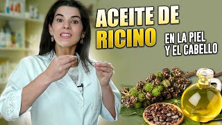 ACEITE DE RICINO para el cabello y la piel  Beneficios y modo de empleo del aceite de ricino [upl. by Julia]