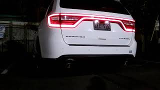 Hemi Dodge Durango Citadel  MidMuffler Delete Coldstart Listen WHeadphones [upl. by Rani134]