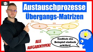 Übergangsprozesse Matrizen erklärt mit allen Aufgabentypen [upl. by Adaran]