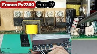 fronus pv7200 error 09 solution  Uzair Electronics [upl. by Akeemat204]