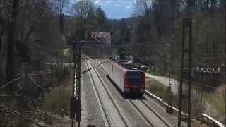 Züge zwischen Starnberg und Tutzing  Folge 1 quotAlpen und Starnberger See Panorama bei Tutzingquot [upl. by Ecirtaemed408]