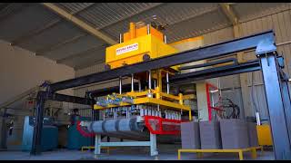 Fully Automatic fly ash brick making machine  Hydro Bricks  Conveyortech Engineers Coimbatore [upl. by Atsedom691]