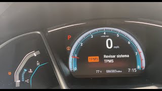 2016  2021 Honda Civic TPMS System Reset [upl. by Glialentn]