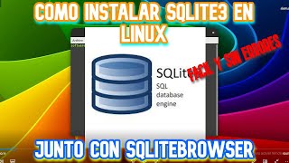 Como instalar SQLite3 y SQLiteBrowser en Linux [upl. by Sherline]