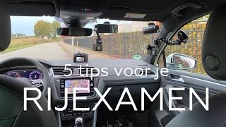 5 TIPS VOOR JE RIJEXAMEN [upl. by Anada]