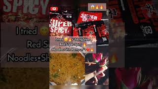 NONGSHIM RED SUPER SPICY NOODLES SHIN RAMYUN RECIPE 🔥🔥 [upl. by Gardener]