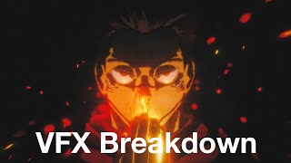 VFX Breakdown Sukuna vs Jogo fan animation [upl. by Fasta]