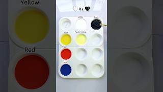 White Vs Black Color Mixing colormixing paintmixing shorts viral [upl. by Karlis478]