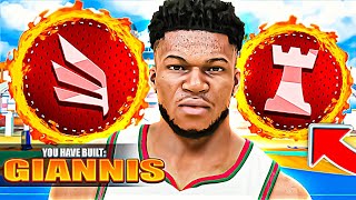 BEST GIANNIS ANTETOKOUNMPO BUILD 2K22 CURRENT GEN  BEST GIANNIS BUILD 2K22 CURRENT GEN [upl. by Loziram]