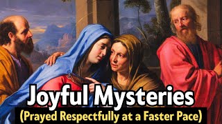 JOYFUL Mysteries  FAST ROSARY  For Those Pressed For Time Mondays amp Saturdays [upl. by Nosyk]