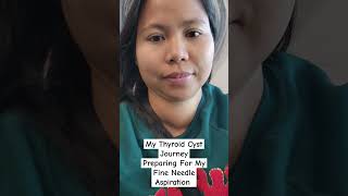 🔴MY THYROID CYST JOURNEY  THYROID CYST  BENIGN NODULE  THYROID  FINE NEEDLE ASPIRATION  DRAIN [upl. by Cletus]