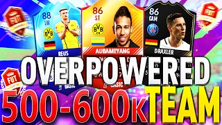 THE BEST OVERPOWERED 500K TO 600K FUT CHAMPIONS SQUAD BUILDER FT REUS amp OTW FIFA 17 ULTIMATE TEAM [upl. by Dasteel222]