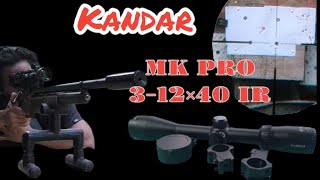 Kandar MKPro 312×40IRKandar Scope ReviewEvanix Vortex 177cal [upl. by Elocen818]