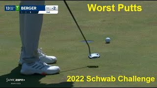 Terrible Putting at the 2022 Schwab Challenge [upl. by Anibur]