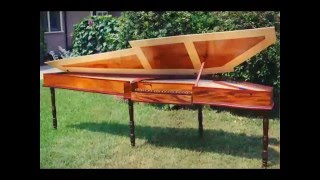 Cembal dAmour built by Lyndon J Taylor clavichord maker [upl. by Etteb332]