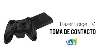 Razer Forge TV toma de contacto en CES 2015 [upl. by Atteloc]