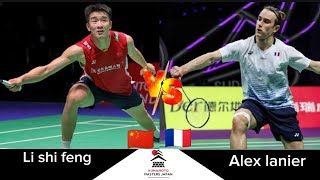 Li shi feng CHN vs Alex Lanier  FNC  JAPAN MASTERS 2024 [upl. by Abdu891]