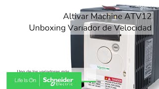 Unboxing variador Altivar 12 ATV12 de Schneider Electric [upl. by Ahsienal]