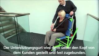 Evacuation Chair Demonstration Video German Subtitles [upl. by Waneta]