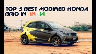 Top 5 Unseen Modified Honda Brio of India All details [upl. by Nivar]