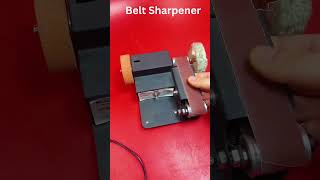 Mini electric sand belt machine knife grinder knifesharpening [upl. by Yrrab470]