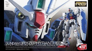 Unboxing Gundam  Gunpla 1144 RG RX78GP01 GUNDAM GP01 ZEPHYRANTHES [upl. by Viviyan]