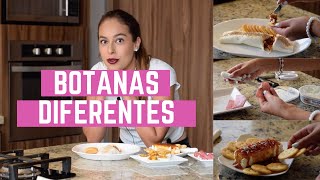 BOTANAS fáciles y rápidas RECETAS SECRETAS [upl. by Cheatham]