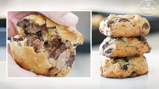 르뱅쿠키 뉴욕에서 대박난 르뱅베이커리 쿠키 레시피 르뱅쿠키 만들기 levain bakery cookie recipe 초코칩쿠키 홈베이킹  쿠킹씨 cooking see [upl. by Conner286]