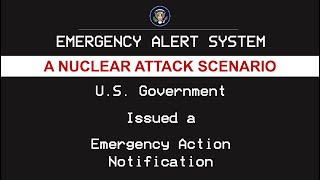 Realtime US EAS Nuclear Attack [upl. by Concoff206]