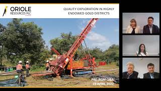 ORIOLE RESOURCES PLC  PreAGM Statement and QampA [upl. by Katya102]