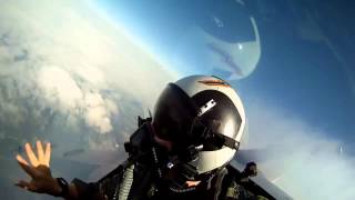 Avion de chasse F18 GoPro [upl. by Enerod363]