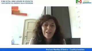 Marilisa D’Amico Fine vita una legge di civiltà che serve al Paese e alle persone 09112024 [upl. by Ermeena]