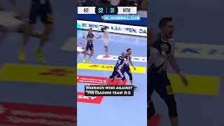 Unbelievable winning shot in handball 💫🥅 bestofhandball handball trending handballhighlights [upl. by Metzgar]