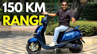 TVS iQube ST 2024 Review ✅ New Electric Scooter with 150 km Range 🔥 [upl. by Darton858]