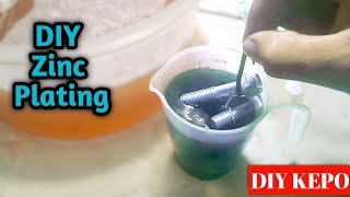 Diy zinc plating dirumah dengan chromating biru [upl. by Marih]