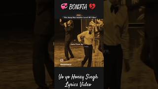 YO YO HONEY SINGH  BONITA 💔💞 viralshort trendingshorts youtubeshort ytshort hiphop lyrics [upl. by Langsdon]