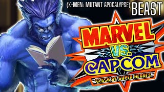 Beast XMen Mutant Apocalypse  Marvel vs Capcom Style [upl. by Retnyw]