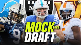 Round 2 Mock Draft Will Levis Hendon Hooker both off the board  2023 NFL Draft  CBS Sports [upl. by Frances]