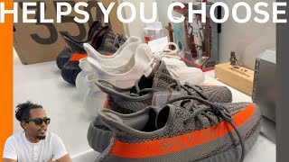 Adidas Yeezy 350 color comparison [upl. by Cyrano]