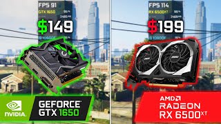 GTX 1650 vs RX 6500 XT PCIe 30  Test in 7 Games [upl. by Ennair]