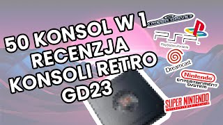 50 Retro Konsol w 1 Boxie Recenzja i Test Konsoli Retro GD23 z 37500 gier  PSX PSP Automaty [upl. by Ellehsor728]