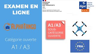 FORMATIONEXAMEN CATÉGORIE OUVERTE A1A3 sur ALPHATANGO [upl. by Ailegra]