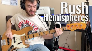 Rush  Cygnus X1 Book II Hemispheres  Bass Cover [upl. by Bonucci]