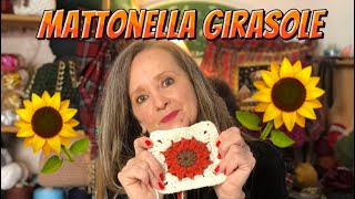 TUTORIAL MATTONELLA GRANNY A GIRASOLE [upl. by Apfel]